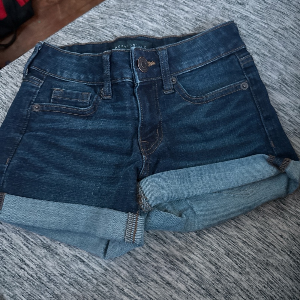 Blue Denim Shorts